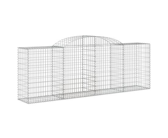 Coșuri gabion arcuite 12 buc, 300x50x100/120cm, fier galvanizat, 3 image