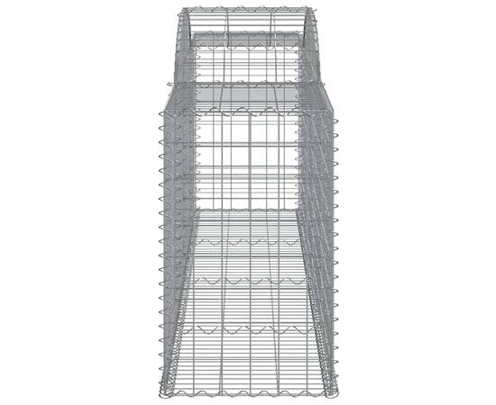 Coșuri gabion arcuite 12 buc, 300x50x80/100 cm, fier galvanizat, 5 image