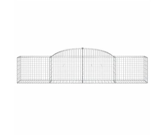 Coșuri gabion arcuite 13 buc, 300x50x60/80 cm, fier galvanizat, 4 image