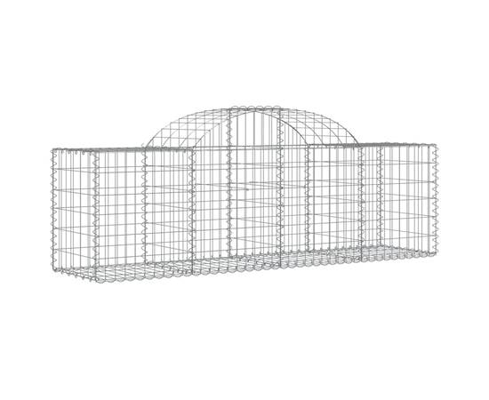 Coșuri gabion arcuite 18 buc, 200x50x60/80 cm, fier galvanizat, 3 image