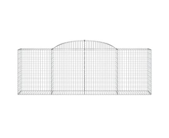 Coșuri gabion arcuite 2 buc, 300x50x100/120 cm fier galvanizat, 4 image