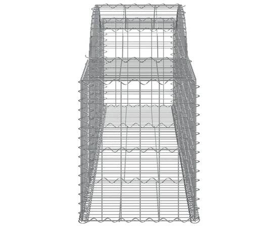 Coșuri gabion arcuite 4 buc, 300x50x60/80 cm, fier galvanizat, 5 image