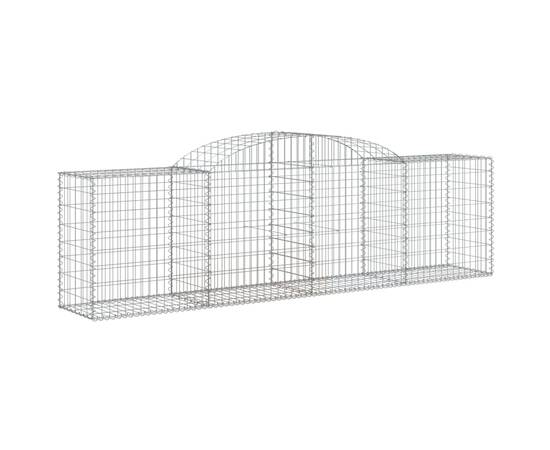 Coșuri gabion arcuite 7 buc, 300x50x80/100 cm, fier galvanizat, 3 image