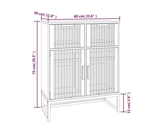 Servantă, 60x30x75 cm, lemn prelucrat, 8 image