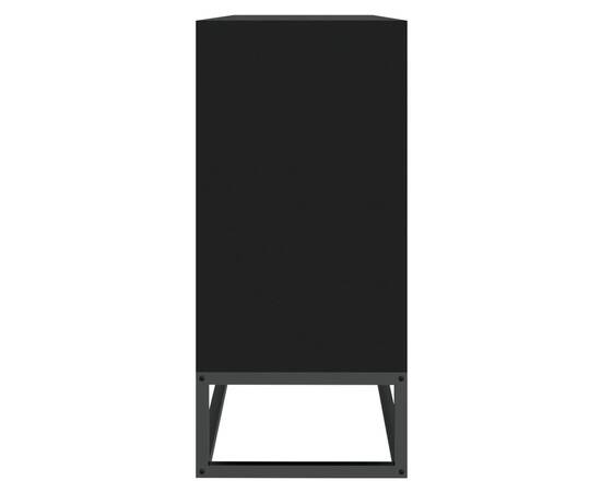 Servantă, negru, 105x30x65 cm, lemn prelucrat, 5 image