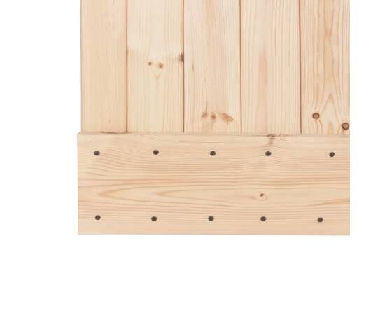 Ușă de hambar, 70x210 cm, lemn masiv de pin, 7 image