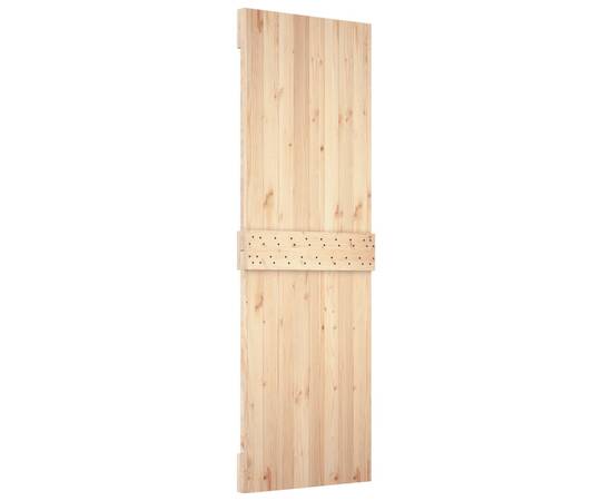 Ușă de hambar, 70x210 cm, lemn masiv de pin, 6 image