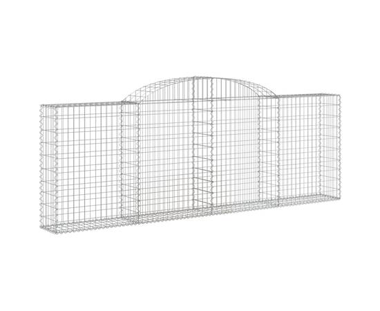 Coșuri gabion arcuite 10 buc, 300x30x100/120 cm fier galvanizat, 3 image