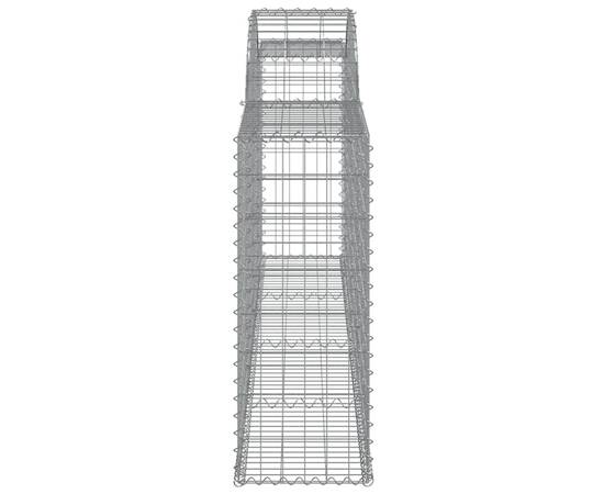 Coșuri gabion arcuite 11 buc, 300x30x80/100 cm, fier galvanizat, 5 image