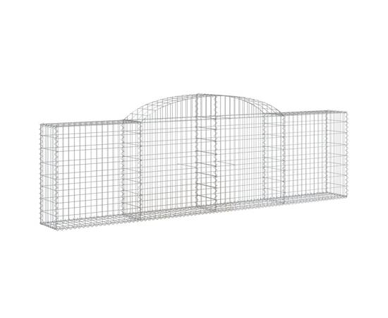 Coșuri gabion arcuite 12 buc, 300x30x80/100 cm, fier galvanizat, 3 image