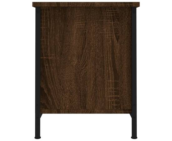 Comodă tv cu uși, stejar maro, 60x35x45 cm, lemn prelucrat, 7 image