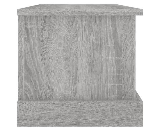 Cutie de depozitare, gri sonoma, 50x30x28 cm, lemn prelucrat, 7 image