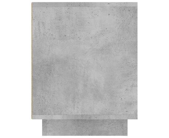 Comodă tv, gri beton, 102x35x45 cm, lemn prelucrat, 8 image