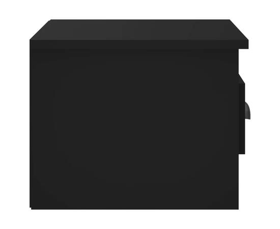 Noptiere de perete, 2 buc., negru, 41,5x36x28 cm, 8 image