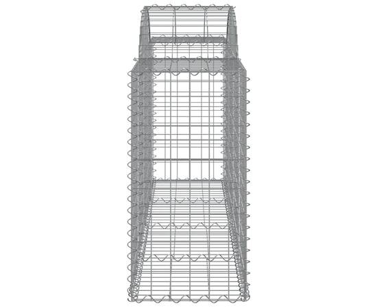 Coșuri gabion arcuite 11 buc, 200x50x80/100 cm, fier galvanizat, 5 image