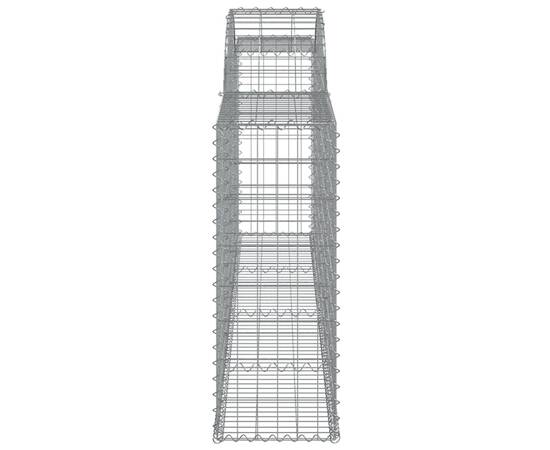 Coșuri gabion arcuite 13 buc, 300x30x80/100 cm, fier galvanizat, 5 image