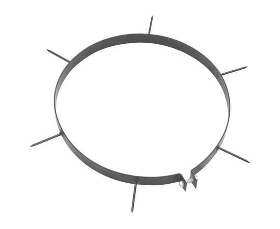 Cleme pentru aerator de gazon 5 buc cu țăruși Ø 30 cm, fier, 3 image