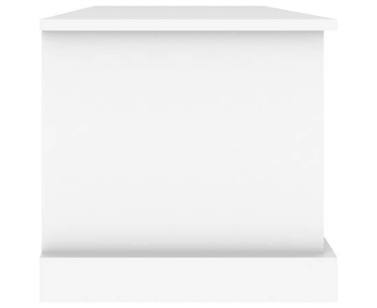 Cutie de depozitare, alb, 70x40x38 cm, lemn prelucrat, 7 image
