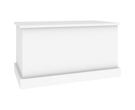 Cutie de depozitare, alb, 70x40x38 cm, lemn prelucrat, 5 image