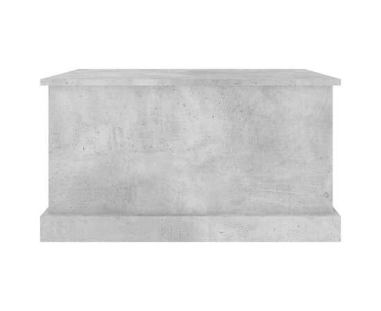 Cutie de depozitare, gri beton, 70x40x38 cm, lemn prelucrat, 6 image