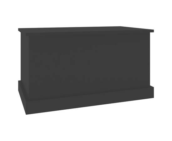 Cutie de depozitare, negru, 70x40x38 cm, lemn prelucrat, 5 image