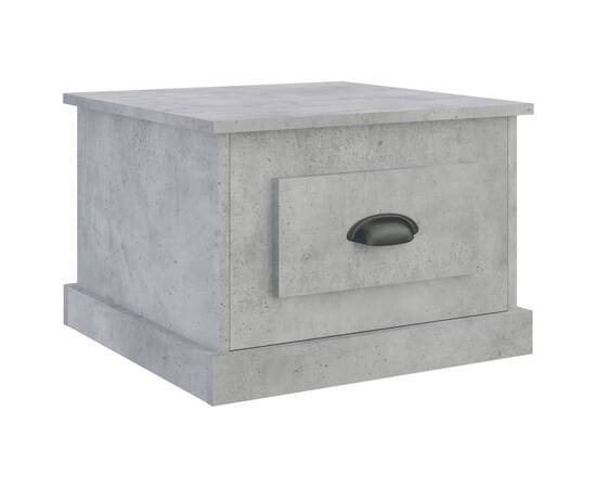 Măsuță de cafea, gri beton, 50x50x35 cm, lemn prelucrat, 2 image