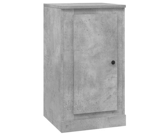Servantă, gri beton, 37,5x35,5x67,5 cm, lemn prelucrat, 2 image