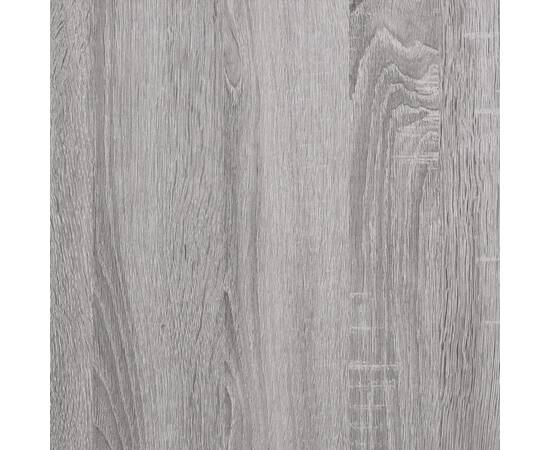 Servantă, gri sonoma, 36x35,5x67,5 cm, lemn prelucrat, 8 image