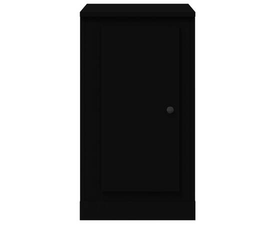 Servantă, negru, 37,5x35,5x67,5 cm, lemn prelucrat, 7 image