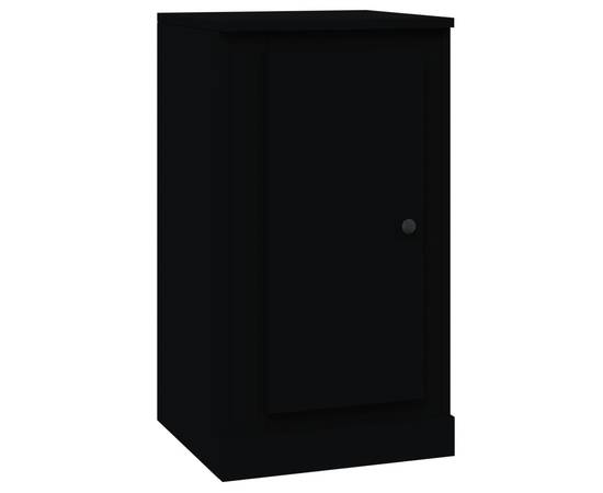 Servantă, negru, 37,5x35,5x67,5 cm, lemn prelucrat, 2 image