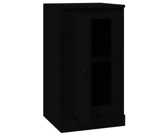 Servante, 2 buc., negru, 37,5x35,5x67,5 cm, lemn prelucrat, 7 image