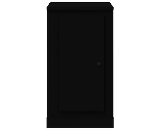 Servante, 2 buc., negru, 37,5x35,5x67,5 cm, lemn prelucrat, 8 image