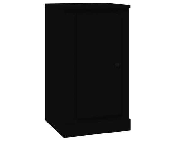 Servante, 2 buc., negru, 37,5x35,5x67,5 cm, lemn prelucrat, 6 image