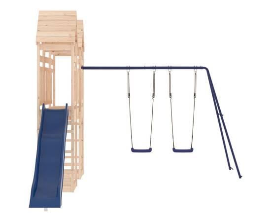 Set de joacă pentru exterior, lemn masiv de pin, 5 image
