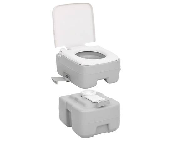 Set portabil cu toaletă și lavoar pentru camping, 4 image