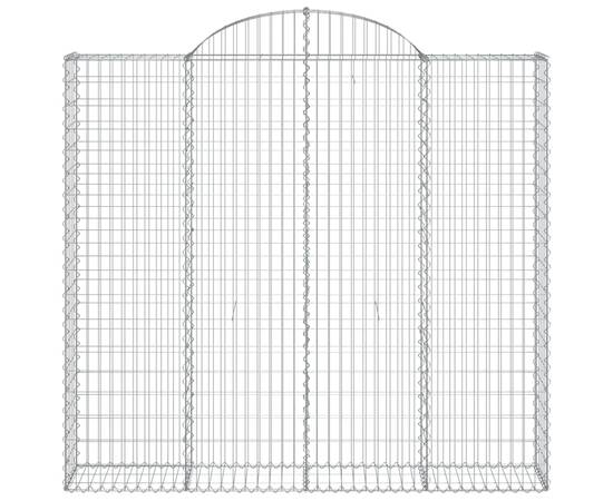 Coșuri gabion arcuite 20 buc, 200x50x180/200cm, fier galvanizat, 4 image