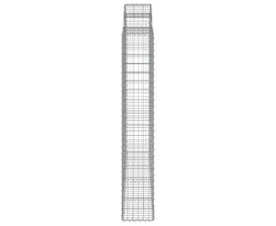 Coșuri gabion arcuite 6 buc, 200x50x180/200 cm, fier galvanizat, 5 image