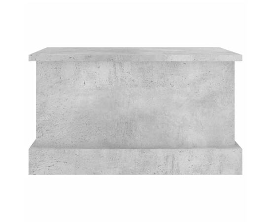 Cutie de depozitare, gri beton, 50x30x28 cm, lemn prelucrat, 6 image