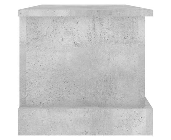 Cutie de depozitare, gri beton, 50x30x28 cm, lemn prelucrat, 7 image