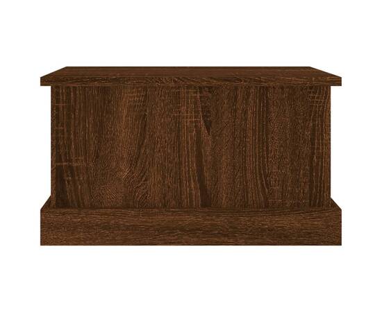 Cutie de depozitare, stejar maro, 50x30x28 cm, lemn prelucrat, 6 image