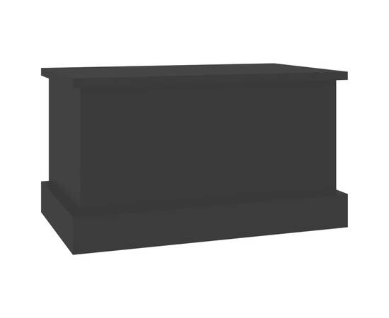 Raft de depozitare, negru, 50x30x28 cm, lemn prelucrat, 5 image