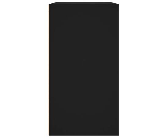 Dulap pentru cosmetice, negru, 80x40x75 cm, lemn prelucrat, 5 image
