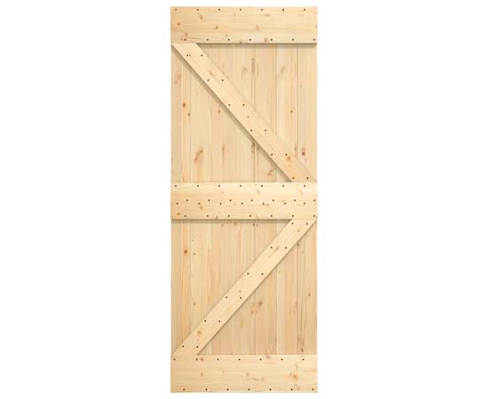 Ușă, 70x210 cm, lemn masiv de pin, 5 image