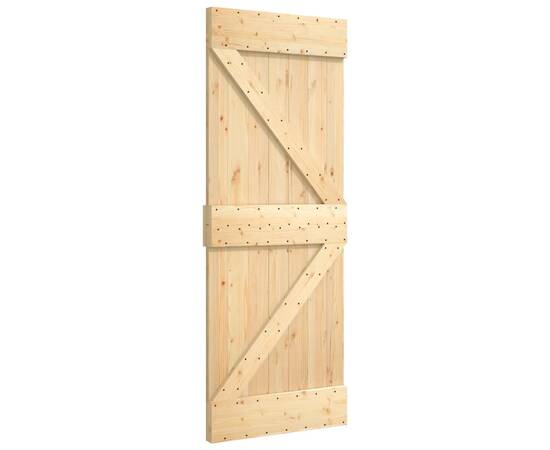 Ușă, 70x210 cm, lemn masiv de pin, 2 image