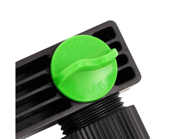 Adaptor pentru robinet 4 căi verde/negru 19,5x6x11 cm abs și pp, 4 image