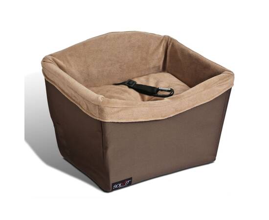 428416 happy ride pet booster seat "tagalong" l brown