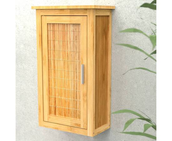 Eisl dulap înalt cu ușă, 40x20x70 cm, bambus
