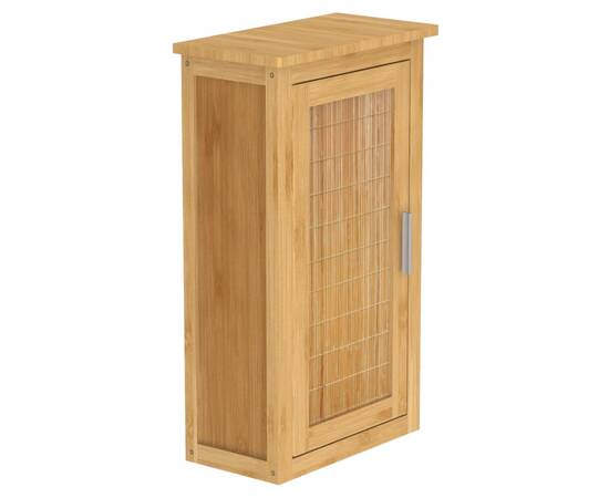Eisl dulap înalt cu ușă, 40x20x70 cm, bambus, 2 image