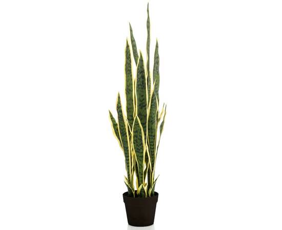 Emerald plantă artificială sanseveria în ghiveci de plastic 97 cm