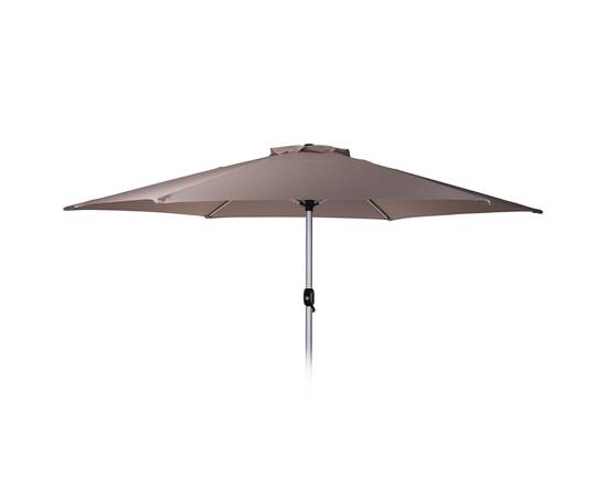 Progarden umbrelă de soare mandi, gri taupe, 270 cm, 2 image